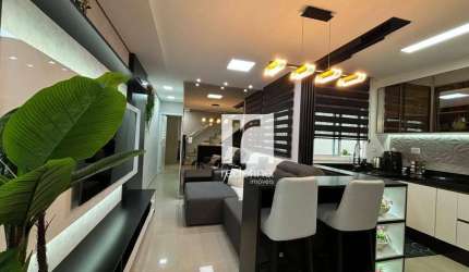 Cobertura duplex com 2 dormitórios e 2 vagas à venda, 82 m² por R$ 696.000 - Jardim Bela Vista - Santo André/SP