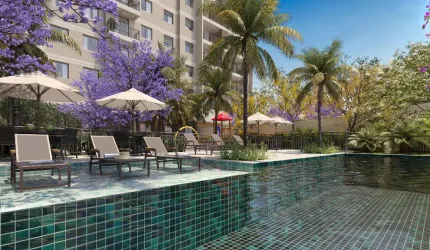 Apartamento com 3dorms (1suíte) varanda e vaga ao lado do Shopping Campo Limpo