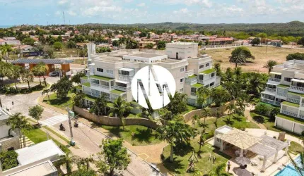 Apartamento no Porto Brasil Resort com 90m2 sendo 2/4 uma suíte em Pirangi do Norte - Parnamirim RN