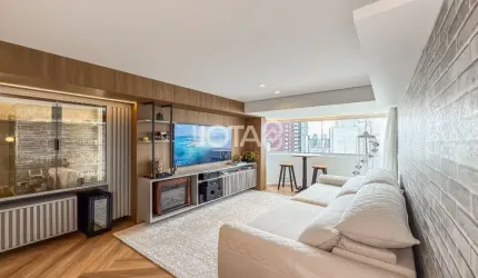 APARTAMENTO SEMIMOBILIADO 3 QUARTOS FACE NORTE NO BATEL