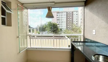 Apartamento 3 quartos 1 suíte Vila Caraguata | Lazer completo | 1 vaga | repleto de armários | Compre alugado