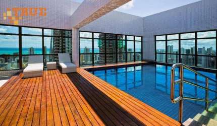 Ligue ou Direto no WhatsApp  0.8.1.9.9.1.7.8.0.2.2.7  Apartamento com 2 dormitórios para alugar, 52 m² por R$ 5.000/mês - Boa Viagem - Recife/PE
