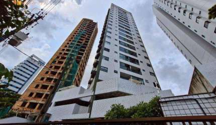 3 QUARTOS COM 81M² ANDAR ALTO E NASCENTE EM CASA FORTE. 2 VAGAS LIVRES