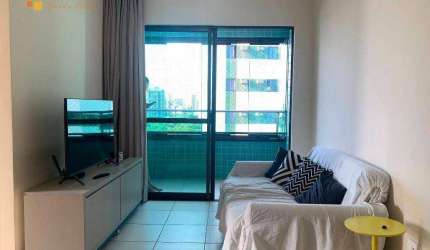Apartamento com 2 dormitórios à venda, 53 m² - Torre - Recife/PE
