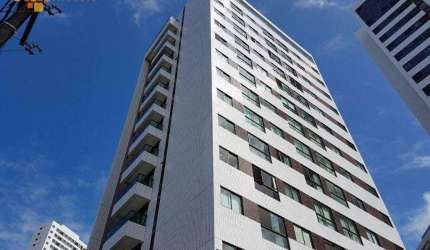Apartamento com 1 dormitório à venda, 35 m² por R$ 295.000,00 - Madalena - Recife/PE
