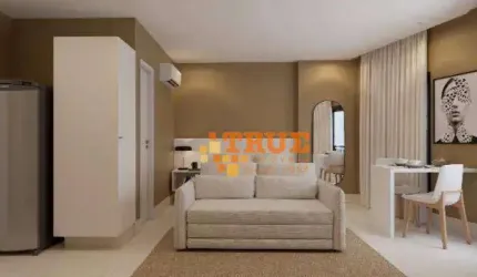 Flat mobiliado na Beira Rio da Madalena, com 1 dormitório à venda, 42 m²