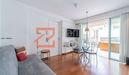 VENDO FLAT ESTANCONFOR, APTO DE 61 M ², MOBILIADO,1 DORM, 1 VAGA
