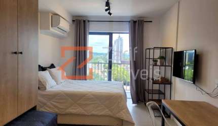ALUGO HOUX PINHEIROS APTO 27 M², 1 DORM, AR CONDICIONADO, MOBILIADO