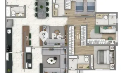 Apartamento com 3 quartos à venda na Rua Cantagalo, 2167, Tatuapé, São Paulo por R$ 1.826.989