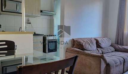 Apartamento mobilado 2 Dormitorios Condominio Viva Bem