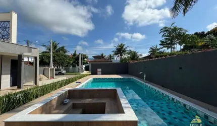 Casa à venda em Morada da Praia, Bertioga/SP - ÓTIMA LOCALIZAÇÃO, 5 Quartos, sendo 2 Suítes, Piscina, Spa e Área Gourmet - Agende sua visita!