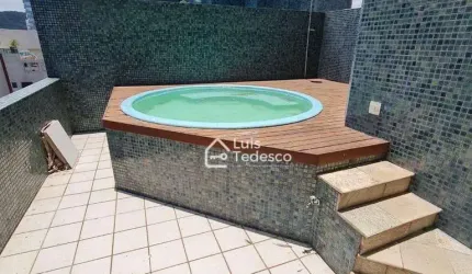 Cobertura com 2 dormitórios à venda, 180 m² por R$ 1.300.000,00 - Pompéia - Santos/SP