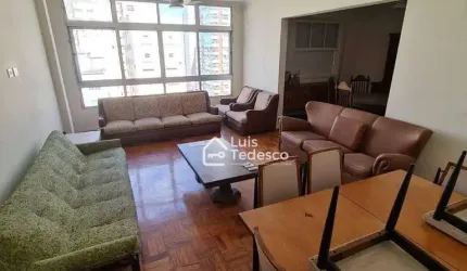 Apartamento com 3 dormitórios para alugar, 180 m² por R$ 6.600,00/mês - Gonzaga - Santos/SP