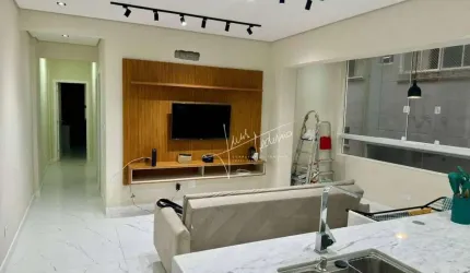 Apartamento com 2 dormitórios à venda, 90 m² por R$ 530.000,00 - José Menino - Santos/SP