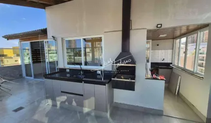 Cobertura com 3 dormitórios à venda, 129 m² por R$ 600.000 - Jardim Belmar - Guarujá/SP
