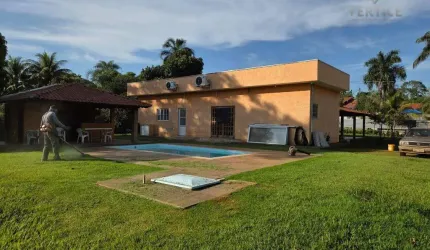 Chácara com 3 dormitórios para alugar, 5000 m² por R$ 6.450,00/mês - Chácara Bela Vista - São José do Rio Preto/SP