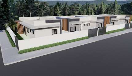 Casa novas de 03 dormitórios, no Tabuleiro - Matinhos
