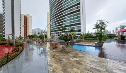 Excelente apartamento 3 quartos com área de lazer completa em Boa Viagem