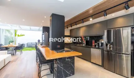 Residential Condominium North York - Casa em condomínio, 195,56m2, 3 quartos, amplo quintal, espaço gourmet, 2 vagas no Ecoville