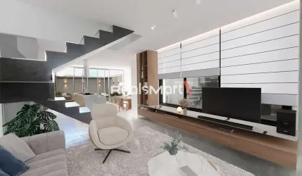 Casa com 197m² + 45m² de jardim, 3 suítes, 2 vagas à venda no bairro Ecoville.