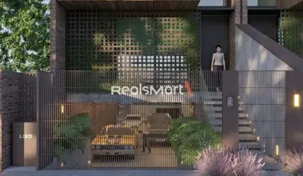 Casa de alto padrão, 298m2 privativos + jardim, 3 suítes, churrasqueira a carvão, 3 vagas no Ecoville