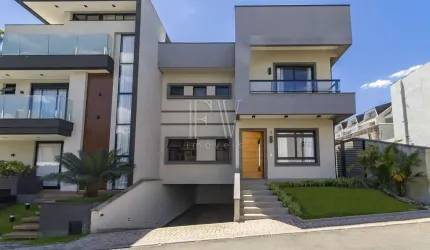 Casa em condomínio fechado com 3 quartos à venda na Rua Luiz Tramontin, 1651, Campo Comprido, Curitiba, 243 m2 por R$ 2.080.000