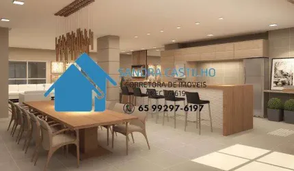 ED Villagio Veronese Ap 98m² 3 suites sacada Gourmet c/Cortina de Vidro