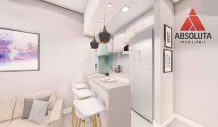 Apartamento com 2 dormitórios à venda, 59 m² por R$ 350.000,00 - Praia azul - Americana/SP