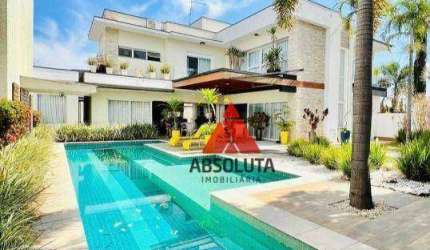 Belíssima casa em Paulínia no Condomínio Aurora, com AC 400m2