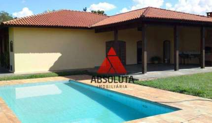 Casa com 3 dormitórios para alugar, 285 m² por R$ 3.703,00/mês - Chácaras de Recreiro Represa - Nova Odessa/SP