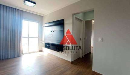 Apartamento com 2 dormitórios para alugar, 52 m² por R$ 1.974,16/mês - Centro - Americana/SP