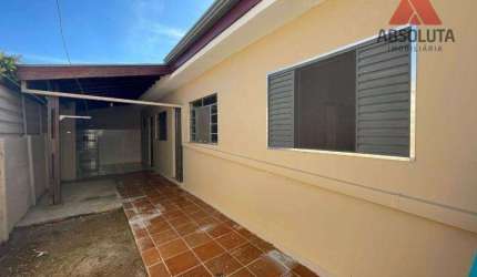 Casa com 1 dormitório para alugar, 55 m² por R$ 1.050/mês - Cariobinha - Americana/SP