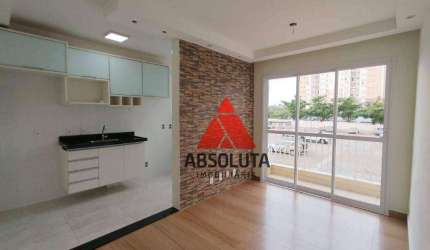 Apartamento com 2 dormitórios, 45 m² - venda por R$ 245.000 ou aluguel por R$ 1.500/mês - Cariobinha - Americana/SP