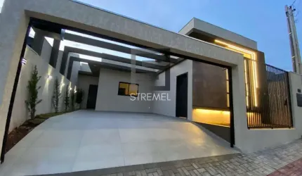 Casa para Venda em Guarapuava, Batel, 3 dormitórios, 1 suíte, 3 banheiros, 1 vaga