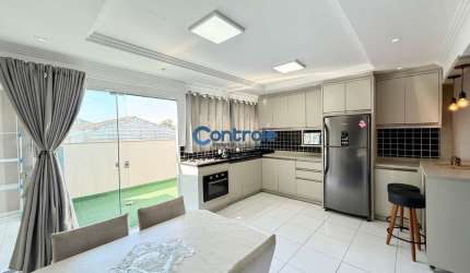 Casa em condomínio fechado com 3 quartos à venda na Avenida Paulo Roberto Vidal, 1455, Bela Vista, Palhoça por R$ 585.000