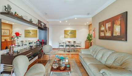 Lindo e amplo apartamento de 3 dorms, com suíte, semimobiliado, box duplo, próximo ao Paseo