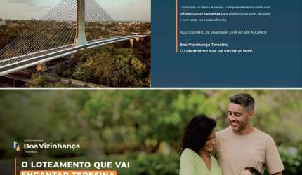Lotes para venda no Boa Vizinhança Teresina no Bairro Aroeiras Zona Norte de Teresina,