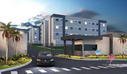 Apartamento com ENTRADA PARCELADA E DOCUMENTAÇÃO GRATUITA à venda - Com 2 Dormitórios, 1 Banheiro e 41 m² por R$ 189.900