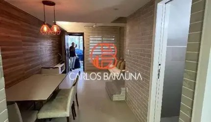 Village mobiliado 2/4 com suíte Stella maris condomínio com acesso a praia