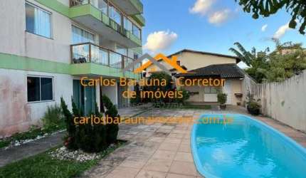 Apartamento térreo 2/4 suíte Stella Maris condomínio com piscina com ou sem mobília