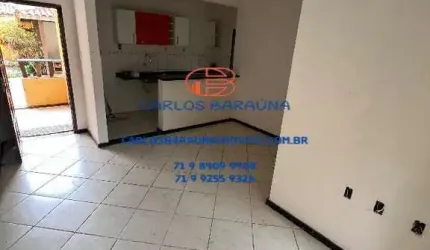 Apartamento 2/4 térreo com quintal em vc domínio com piscina frente mar stella maris