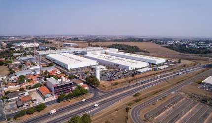 Condomínio Galpões Logísticos 8.190m² com 18 docas em Hortolândia próximo às Rodovias Bandeirantes e Anhanguera
