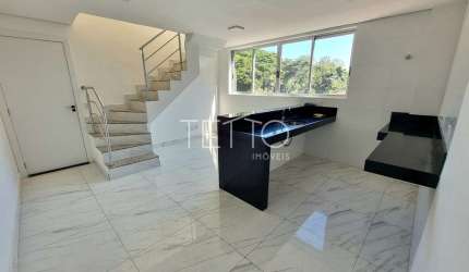 Cobertura duplex de 3 quartos com suíte e 2 vagas de garagem, acabamento premium à venda no Itapoã,