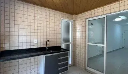 Edifício Gramado 16 Área Gourmet 500M da praia 1 Suíte / Guilhermina - Praia Grande - SP