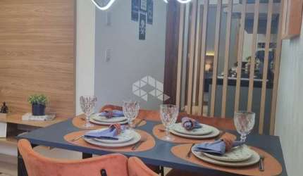 Apartamento à venda, 45,49m² de área útil,  2 dormitórios, banheiro social, sala integrada à cozinha, varanda gourmet.