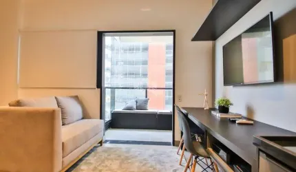 Studio a venda porteira fechada com 1 dormitórios à venda, 28,00 metros e sem vaga - Pinheiros, São Paulo/SP