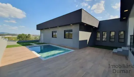 Linda casa térrea c/ 3 suítes e piscina em Bragança Paulista