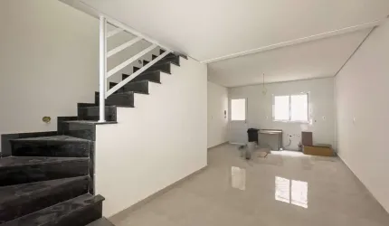 Casa em condomínio fechado com 3 quartos à venda na Rua Nicolau Dell Antônia, 37, Vila Homero Thon, Santo André, 122 m2 por R$ 599.000