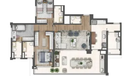 Apartamento com 2 quartos à venda na Rua Ettore Lantieri, 102, Sacomã, São Paulo, 75 m2 por R$ 890.000