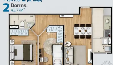 Apartamento com 3 quartos à venda na Rua Camargo, 790, Paulicéia, São Bernardo do Campo, 53 m2 por R$ 399.000